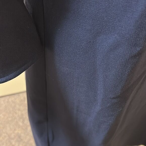 Ann Taylor Elegant Navy Blue Dress - Picture 6 of 12